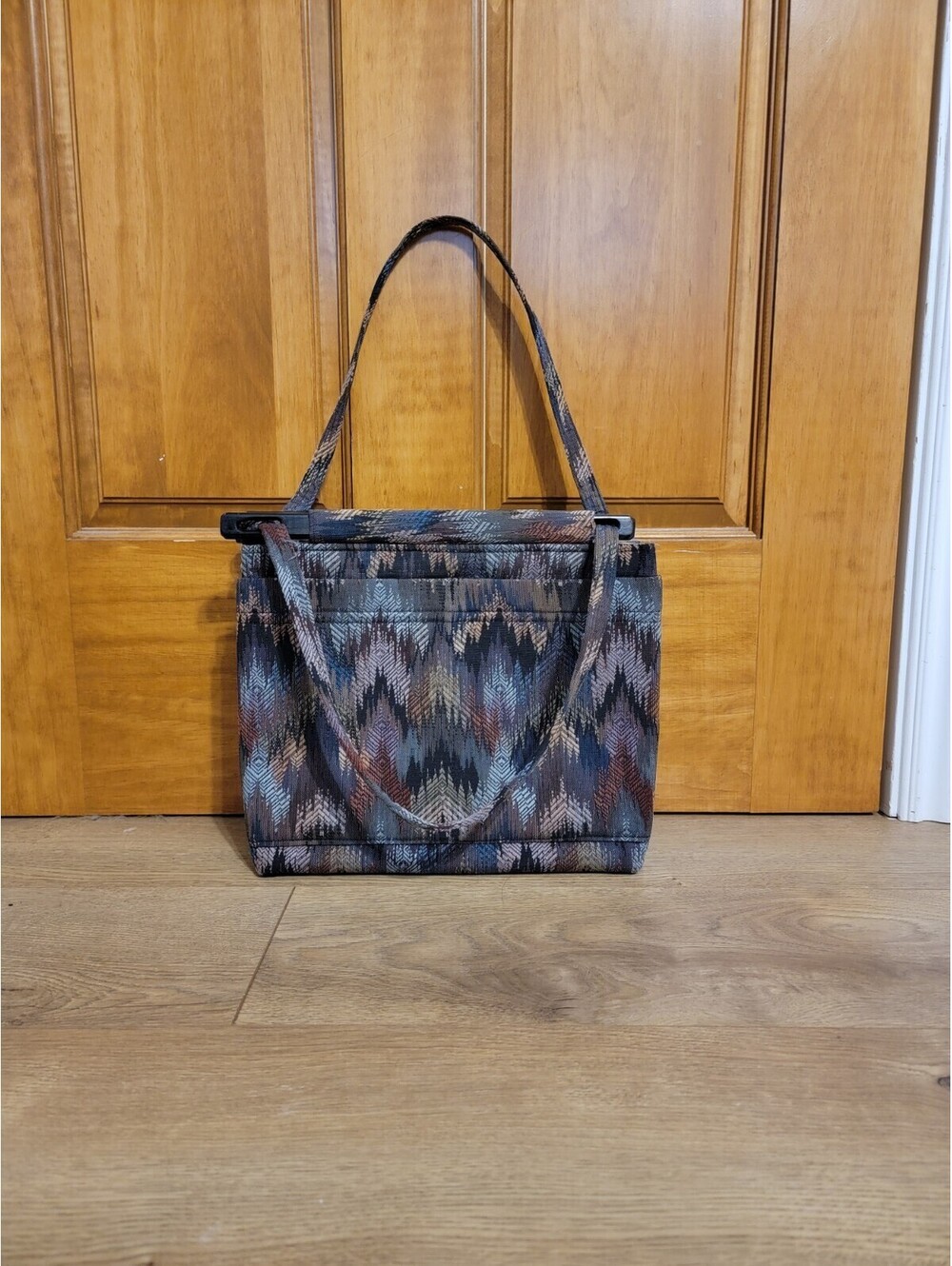 RARE VTG TOBY WESTON USA Southwestern  CANVAS Tapestry Purse Boho Grannycore